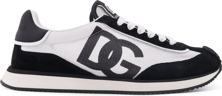 Low-top Mesh Sneakers With Suede Inserts
