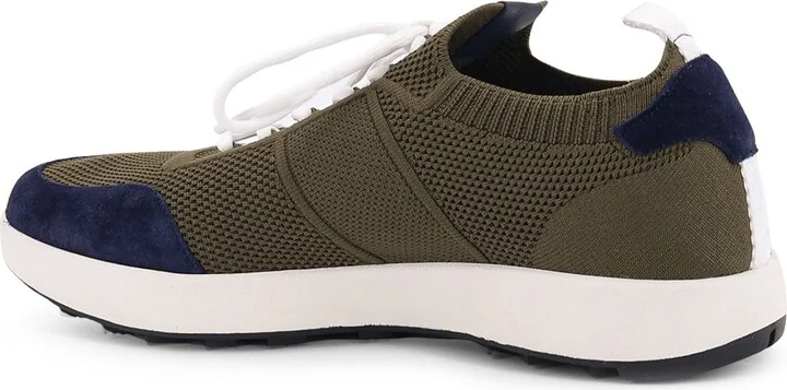 Low-top Mesh Sneakers With Suede Profiles - Image 3