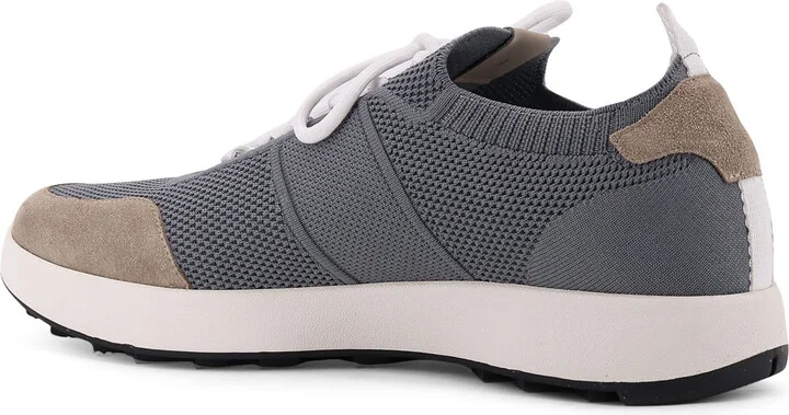 Low-top Mesh Sneakers With Suede Profiles - Image 3