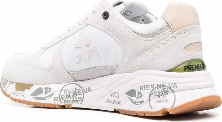 Low-Top Panelled Sneakers - Image 3