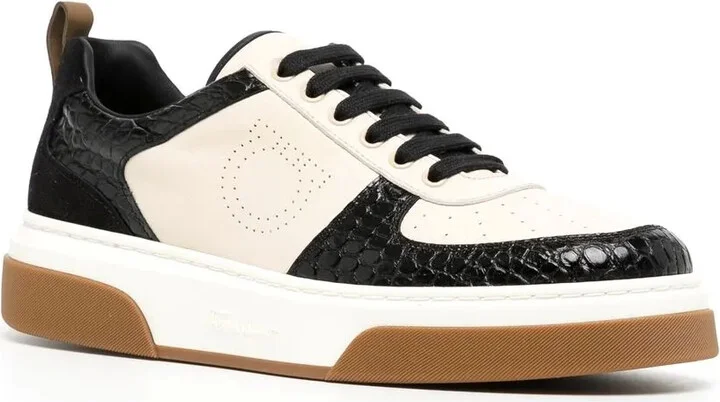 Low-Top Panelled Sneakers - Image 2