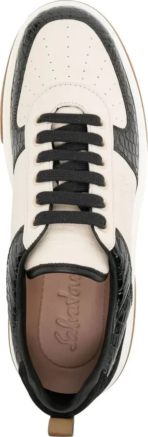 Low-Top Panelled Sneakers - Image 4