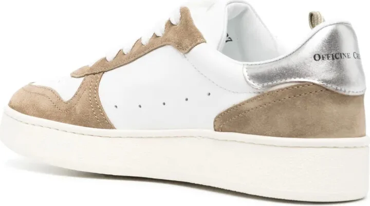 Low-Top Panelled Sneakers - Image 3
