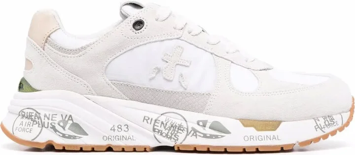 Low-Top Panelled Sneakers