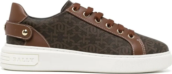 Low-Top Panelled Sneakers