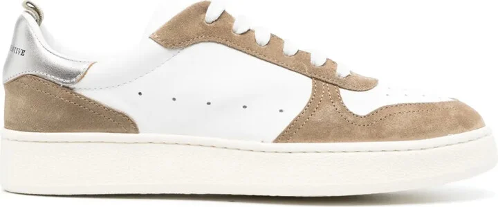 Low-Top Panelled Sneakers