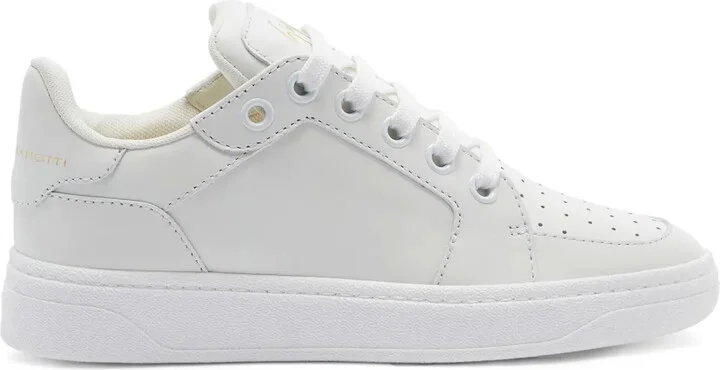 Low-Top Perforated Sneakers
