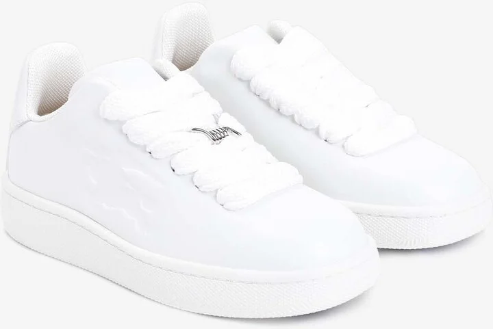 Low-Top Sneakers in Box Leather - Image 2