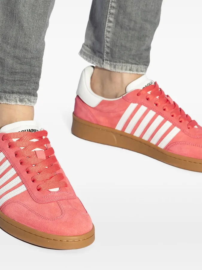 Low Top Striped Trainers - Image 5
