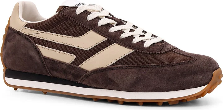 Low-top Suede And Mesh Sneakers - Image 2