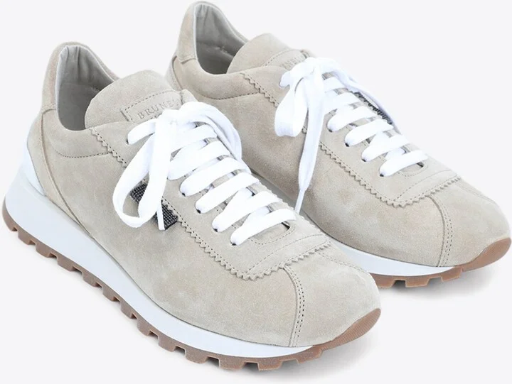 Low-Top Suede Sneakers - Image 2