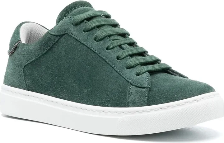 Low-Top Suede Sneakers - Image 2