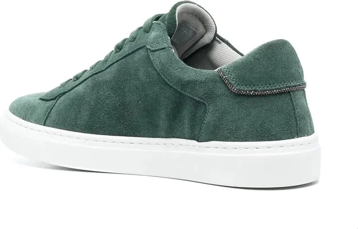 Low-Top Suede Sneakers - Image 3