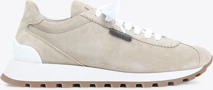 Low-Top Suede Sneakers