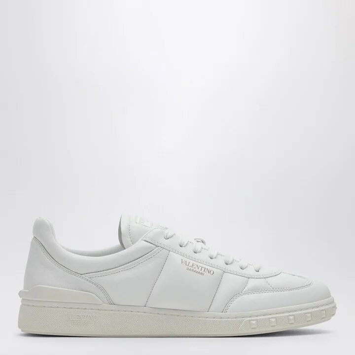 Low Top Upvillage white leather trainer