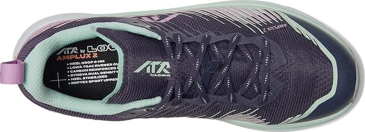 Lowa Amplux 2 Women's Running Shoes Plum/Heather : 7.5 B - Medium, Textile - Image 2