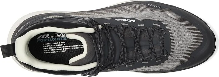 Lowa Fortux GTX QC Ws Women's Running Shoes Black/White : 8.5 B - Medium, Rubber/Synthetic - Image 2