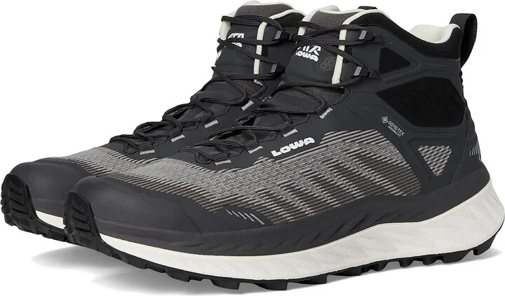Lowa Fortux GTX QC Ws Women's Running Shoes Black/White : 8.5 B - Medium, Rubber/Synthetic