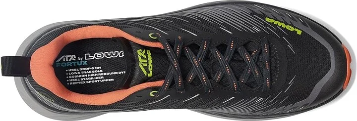Lowa Fortux Men's Shoes Grey/Flame : 9 D - Medium, Synthetic - Image 2