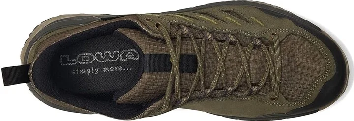 Lowa Innovo Gtx Lo Men's Climbing Shoes Amber Green : 12 D - Medium, Leather - Image 2