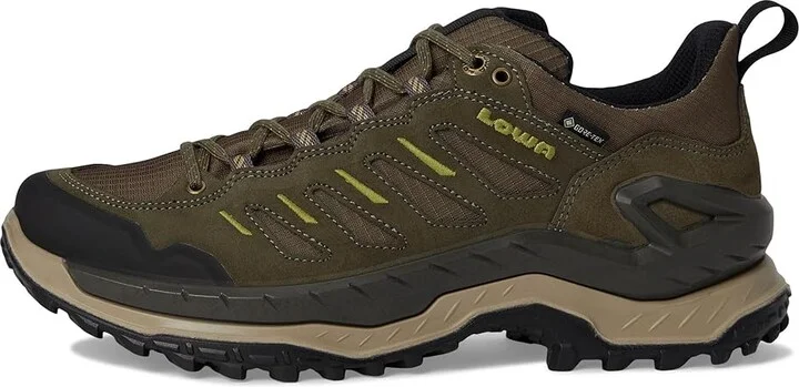 Lowa Innovo Gtx Lo Men's Climbing Shoes Amber Green : 12 D - Medium, Leather - Image 6