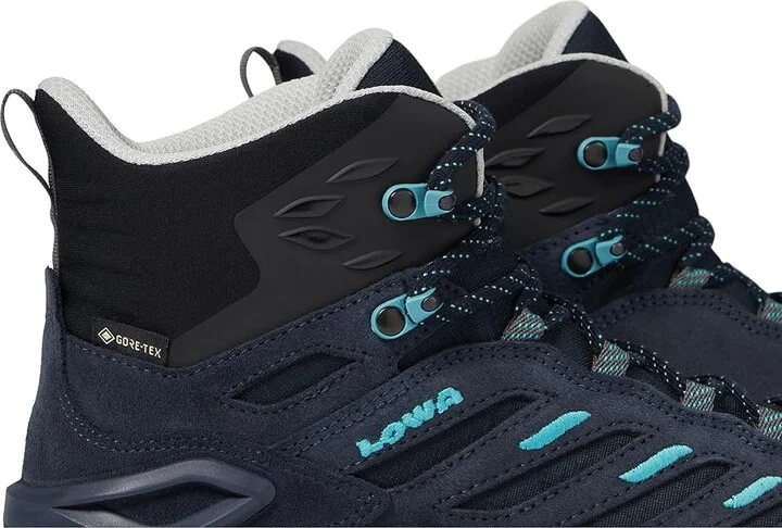 Lowa Innovo GTX Mid Women's Shoes Navy/Arctic : 7 B - Medium, Leather/Textile - Image 6