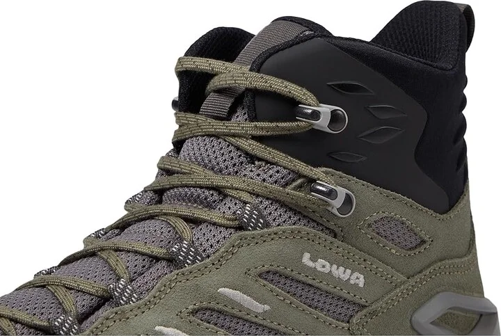 Lowa Innovo Mid Women's Shoes Seaweed/Grey : 8 B - Medium, Leather - Image 5