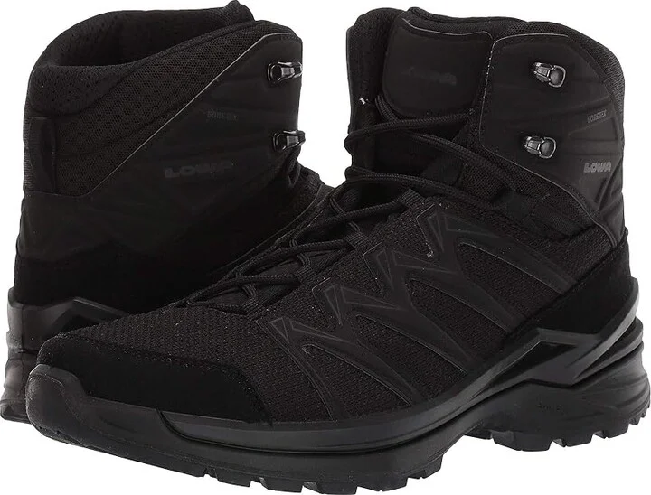 Lowa Innox Pro GTX Mid TF Men's Boots Black : 10.5 D - Medium, Synthetic/Textile