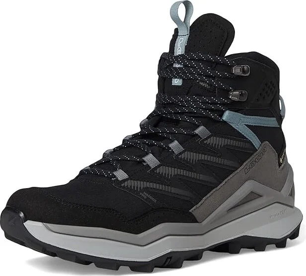 Lowa Maadox Pro Gtx Mid Women's Climbing Shoes Black/Grey : 8.5 B - Medium, Synthetic - Image 5