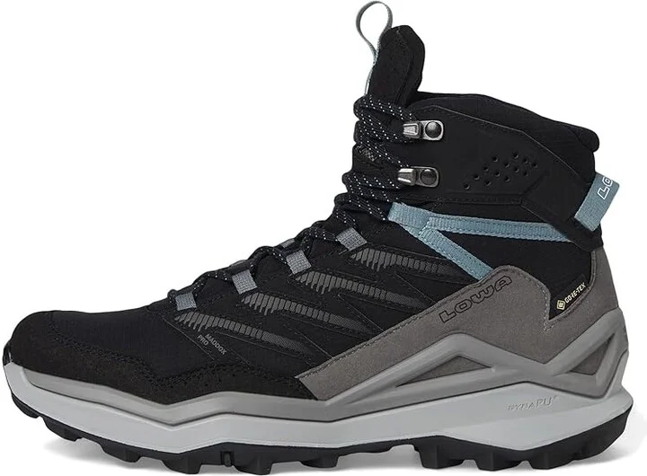 Lowa Maadox Pro Gtx Mid Women's Climbing Shoes Black/Grey : 8.5 B - Medium, Synthetic - Image 6