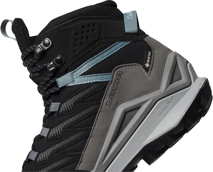 Lowa Maadox Pro Gtx Mid Women's Climbing Shoes Black/Grey : 8.5 B - Medium, Synthetic - Image 7