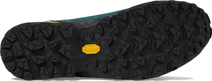 Lowa Randir GTX Mid Men's Shoes Blue/Lime : 9 D - Medium, Leather/Textile - Image 3