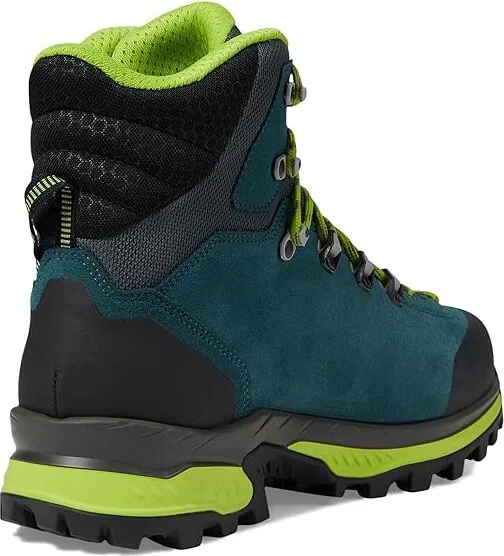 Lowa Randir GTX Mid Men's Shoes Blue/Lime : 9 D - Medium, Leather/Textile - Image 4