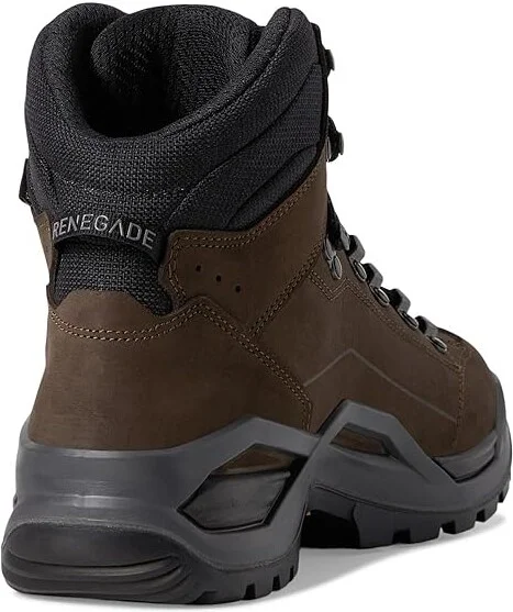 Lowa Renegade EVO GTX Mid Men's Climbing Shoes Dark Brown : 11 D - Medium, Leather - Image 4