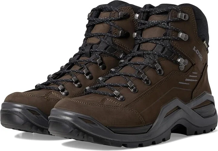 Lowa Renegade EVO GTX Mid Men's Climbing Shoes Dark Brown : 11 D - Medium, Leather