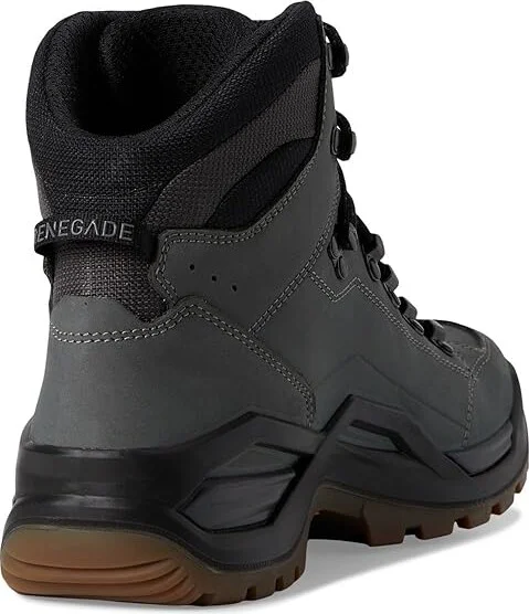 Lowa Renegade EVO GTX Mid Men's Climbing Shoes Dark Gray : 9.5 D - Medium, Leather - Image 4