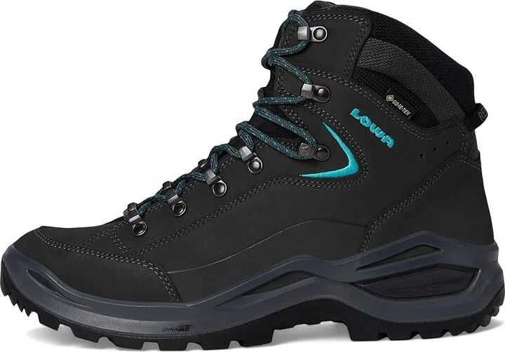 Lowa Renegade EVO GTX Mid Women's Climbing Shoes Asphalt : 9.5 D - Wide, Leather/Rubber - Image 6