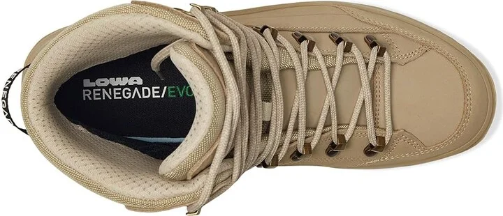 Lowa Renegade EVO GTX Mid Women's Climbing Shoes Chmpagne : 7 B - Medium, Leather/Rubber - Image 2