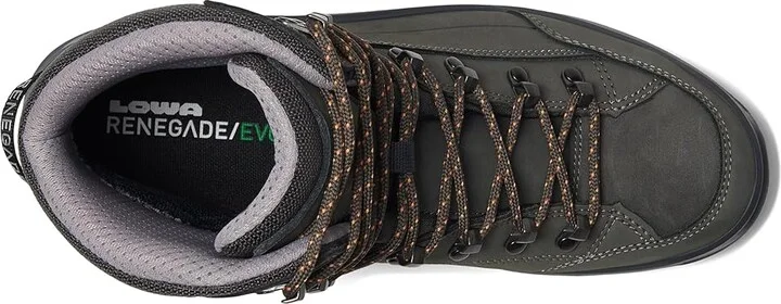 Lowa Renegade EVO GTX Mid Women's Climbing Shoes Graphite : 7.5 D - Wide, Leather/Rubber - Image 2