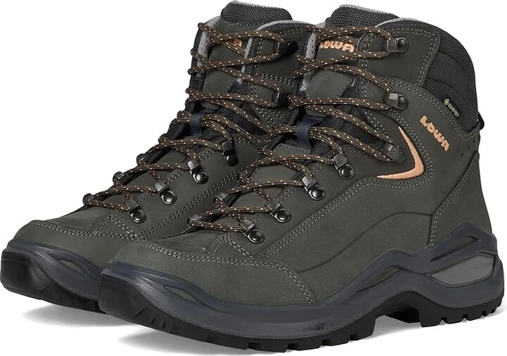 Lowa Renegade EVO GTX Mid Women's Climbing Shoes Graphite : 7.5 D - Wide, Leather/Rubber