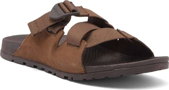 Lowdown Leather Slide Sandal