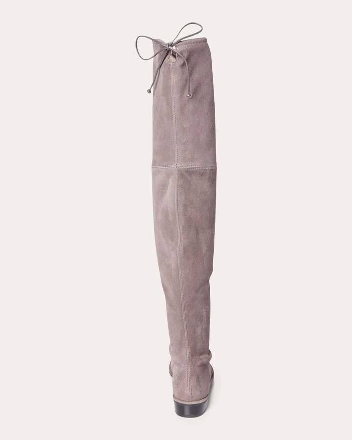 Lowland Stretch-Suede Over-the-Knee Boot - Image 3