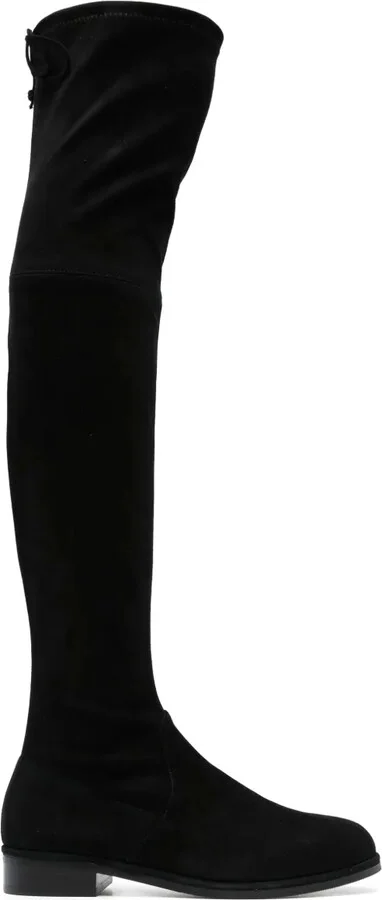 Lowland tie-fastening suede boots