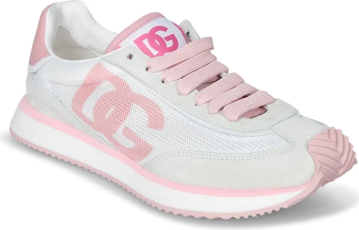 Lowtop Runner White And Pink Sneakers - Image 2