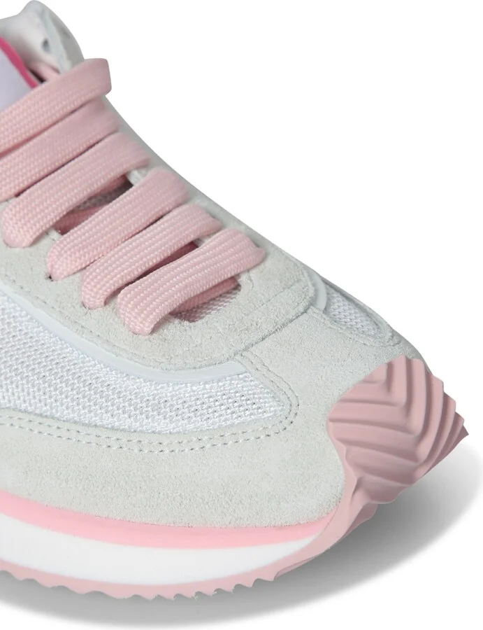 Lowtop Runner White And Pink Sneakers - Image 4