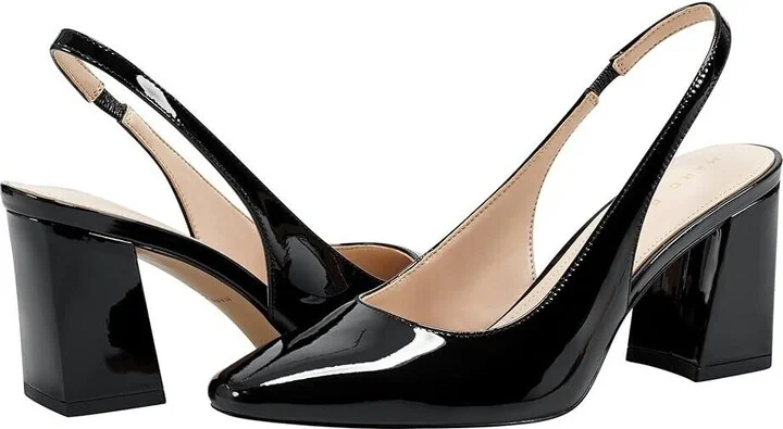 Ltd Valinda Slingback Women's 8 Black Pointed Toe Block Heel ZPO1691