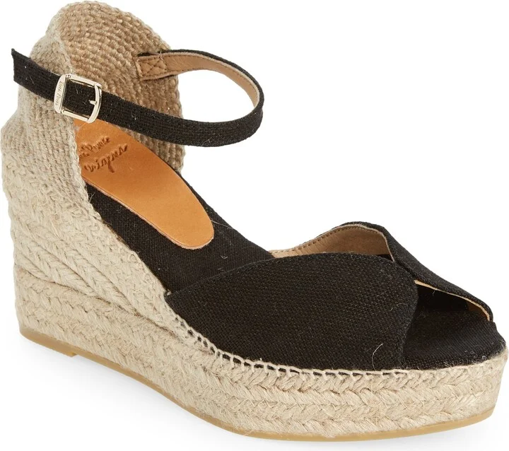Lua Ankle Strap Espadrille Wedge Sandal
