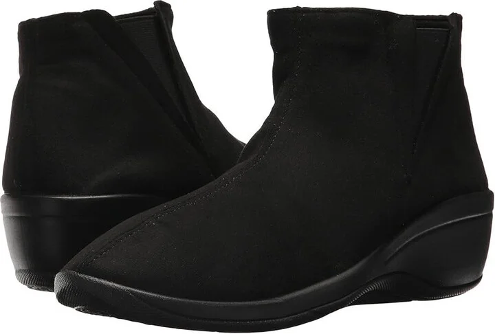 Luana 4284-11 Boot Women's US 9 Black Faux Suede Ankle Bootie KHD2124
