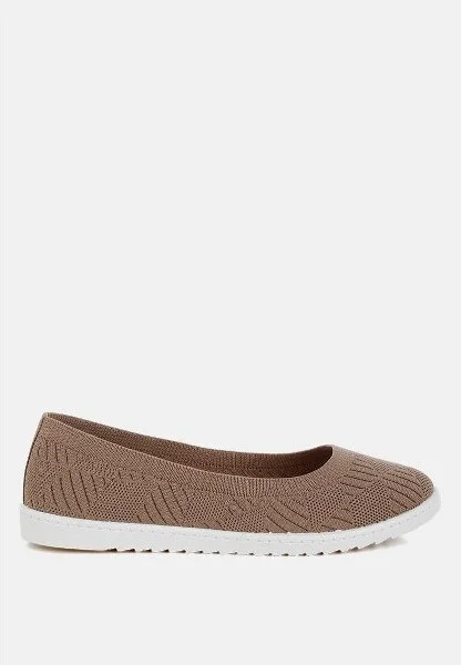 Lubna Knitted Flat Ballet Flats Women - Image 2