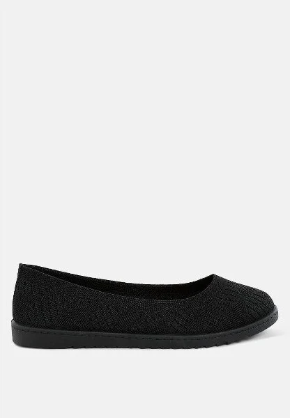 Lubna Knitted Flat Ballet Flats Women - Image 3